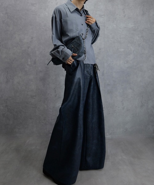 Spielio】vintage like wide flare pants/ヴィンテージライクワイド