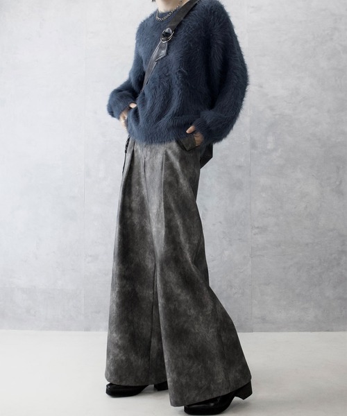 【Spielio】ヴィンテージライク合皮ブルゾン Spielio（シュピーリオ）の「【Spielio】vintage like blouson