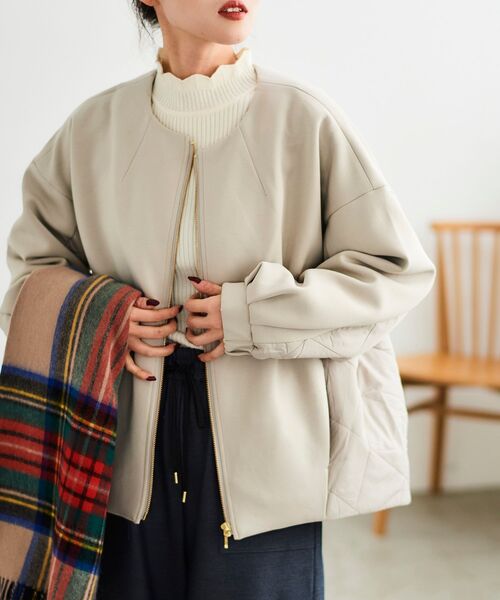 le.coeur blanc（ルクールブラン）の「フリルリブニット（ニット/セーター・レディース・オフホワイト/グレー/ブラック・38）」の15枚目の写真