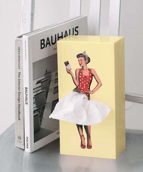 BIRTHDAY BAR（バースデイバー）の「Flapper tissue Tissue UP Girl（インテリア雑貨・レディース・レモンイエロー/オレンジ/ミント・0）」の1枚目の写真