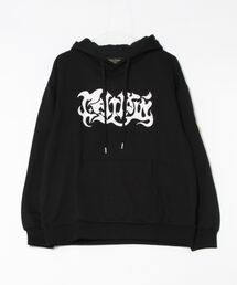 芸能人」に該当するメンズのパーカー（ブラック/黒色系）ファッション