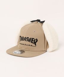 THRASHER | MAG LOGO TWILL FLIGHT CAP/スラッシャーキッズボア素材付きフライトキャップパイロットキャップ(キャップ)