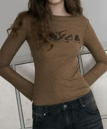 Loose fit Boat neck Long-Sleeve