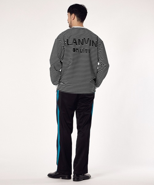 LANVIN en Bleu（ランバンオンブルー）の「【LANVIN en Bleu ESSENTIAL】REYNIE / ”エッセンシャル” ボーダー ロングスリーブTシャツ（Tシャツ/カットソー・メンズ・レッド/ネイビー/ブラック・LARGE/X-LARGE/MEDIUM）」の15枚目の写真