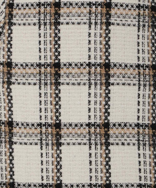 WILLSELECTION（ウィルセレクション）の「ボックスタックツイードチェックミニスカート（スカート・レディース・ホワイト系その他/ブラウン系その他・FREE）」の8枚目の写真