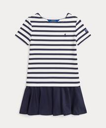 POLO RALPH LAUREN CHILDRENSWEAR（ポロ ラルフ ローレン チルドレンズウェア）の「ストライプド ストレッチ ポンチ ドレス（ワンピース・キッズ）」