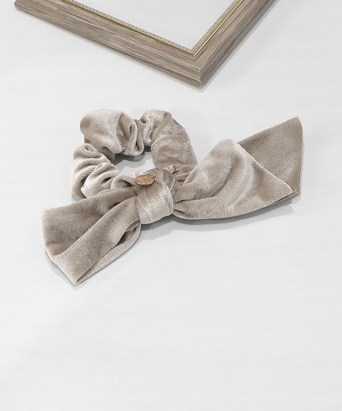 blackdia ocean アシンメトリーリボンチャームシュシュ（シュシュ