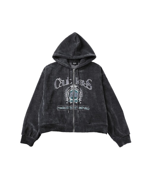 セール】ヴィンテージライクエンブレムジップパーカー（パーカー