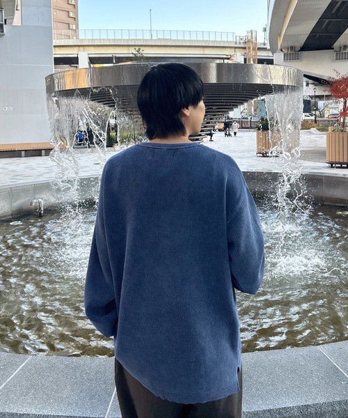 【ユニセックス】ストーンウォッシュ加工畦編みニット(ニット/セーター)|UNDERSTATEMENTs(アンダーステイトメント) 【ユニセックス】ストーンウォッシュ加工畦編みニット(ニット/セーター)|UNDERSTATEMENTs(アンダーステイトメント)