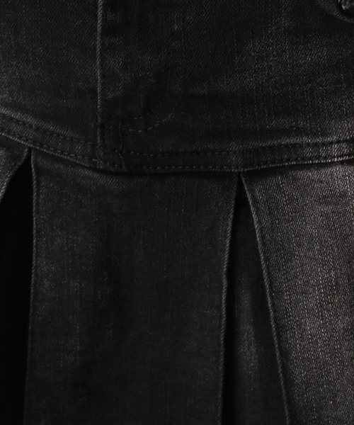 FOREVER 21（フォーエバー トゥエンティーワン）の「【2025SS】加工デニムミニスカート（デニムスカート・レディース・ブルー/ブラック・MEDIUM/SMALL）」の21枚目の写真