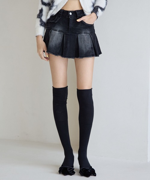 2025SS】加工デニムミニスカート（デニムスカート）｜FOREVER 21