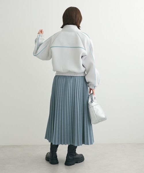 Sugar spoon（シュガースプーン）の「・SUGAR SPOON ライントラックジャケット（ジャージ・レディース・ライトグレー/モカ/ブラック・FREE）」の6枚目の写真