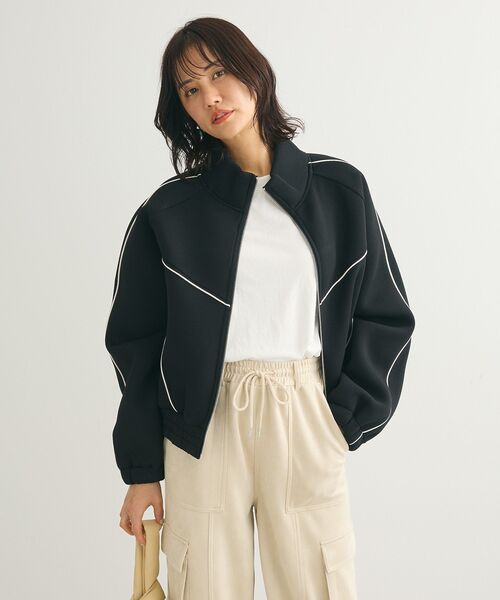 Sugar spoon（シュガースプーン）の「・SUGAR SPOON ライントラックジャケット（ジャージ・レディース・ライトグレー/モカ/ブラック・FREE）」の16枚目の写真