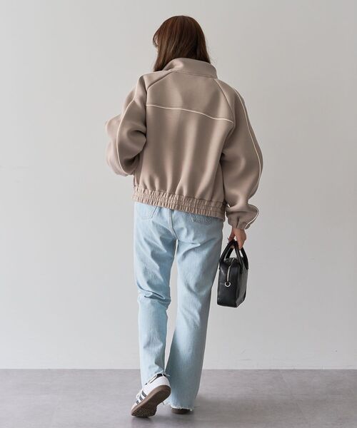 Sugar spoon（シュガースプーン）の「・SUGAR SPOON ライントラックジャケット（ジャージ・レディース・ライトグレー/モカ/ブラック・FREE）」の19枚目の写真