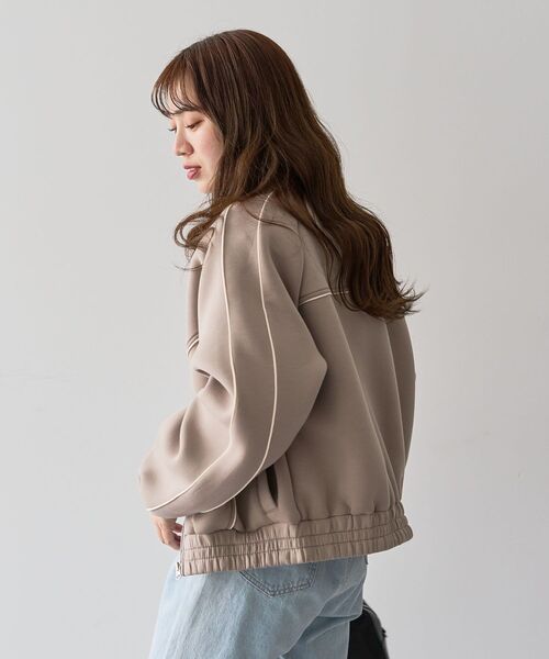 Sugar spoon（シュガースプーン）の「・SUGAR SPOON ライントラックジャケット（ジャージ・レディース・ライトグレー/モカ/ブラック・FREE）」の22枚目の写真