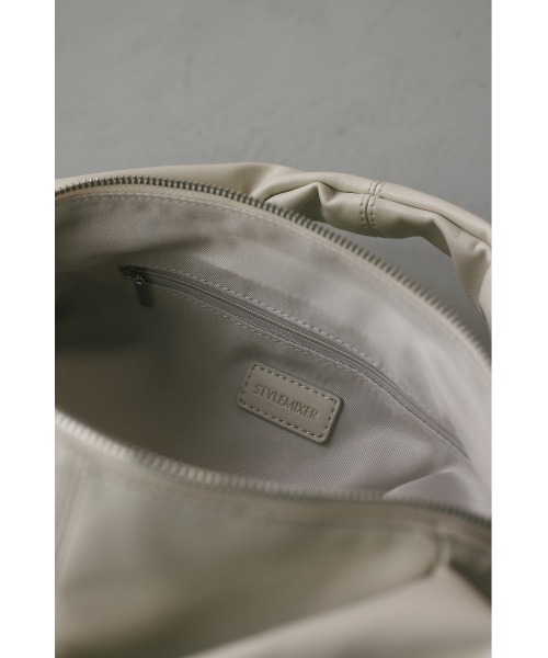 STYLEMIXER（スタイルミキサー）の「ハンドルボートバッグ（ハンドバッグ・レディース・アイボリー/ブラック・FREE）」の15枚目の写真