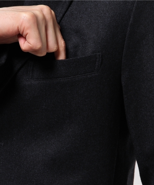 SHIPS（シップス）の「SC: ウール ボンディング チェスターコート （ソリッド）（チェスターコート・メンズ・ネイビー・MEDIUM/X-LARGE/LARGE/SMALL）」の7枚目の写真