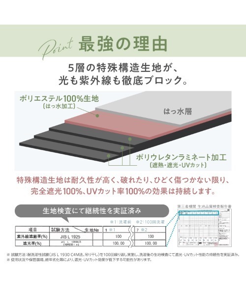 UVO（ウーボ）の「★完全遮光100% 最強の日傘「UVO（ウーボ）」CALM 8本骨 長傘 無地 Wpc.（長傘・レディース・ブラック/ライトブラウン/グレー/ブルー/グリーン/ピンク/ベージュ・FREE）」の18枚目の写真