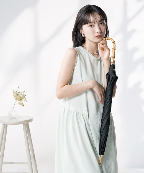 UVO（ウーボ）の「★完全遮光100% 最強の日傘「UVO（ウーボ）」CALM 8本骨 長傘 無地 Wpc.（長傘・レディース・ブラック/ライトブラウン/グレー/ブルー/グリーン/ピンク/ベージュ・FREE）」の8枚目の写真