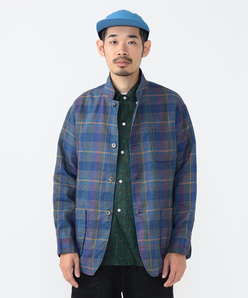 セール】4ボタン メッシュ チェック カフス ジャケット（その他