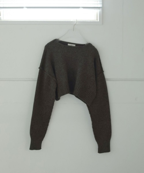 【SALE】　anuke　Mix Short Knit　62510510 セール】anuke Mix Short Knit ミックスショートニット/62510510