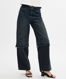 COACH（コーチ）の「【COACH MATIN KIM】ウォッシュド レイヤード デニム パンツ（デニムパンツ）」