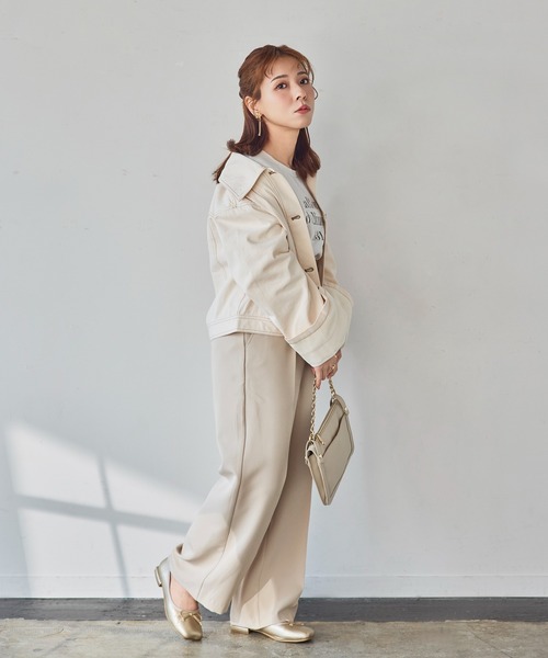 新品 INTER FACTORY yumi ジャケット パンツ セットアップ L INTER