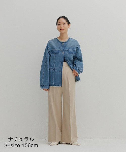 セール】【WEB限定】・【撥水】骨格別スラックス ナチュラル