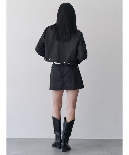 MURUA（ムルーア）の「【SET UP対応】サイドファスナーミニスカート（スカート・レディース・グレー/ブラック/ベージュ・2/1）」の13枚目の写真