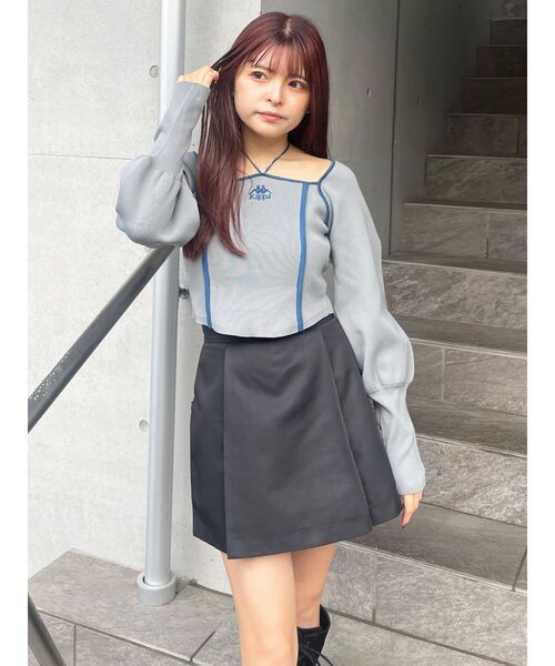 MURUA（ムルーア）の「【SET UP対応】サイドファスナーミニスカート（スカート・レディース・グレー/ブラック/ベージュ・2/1）」の19枚目の写真