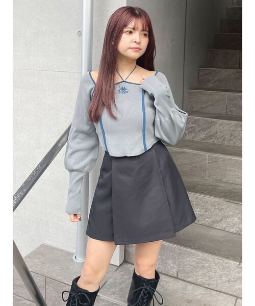 MURUA（ムルーア）の「【SET UP対応】サイドファスナーミニスカート（スカート・レディース・グレー/ブラック/ベージュ・2/1）」の20枚目の写真