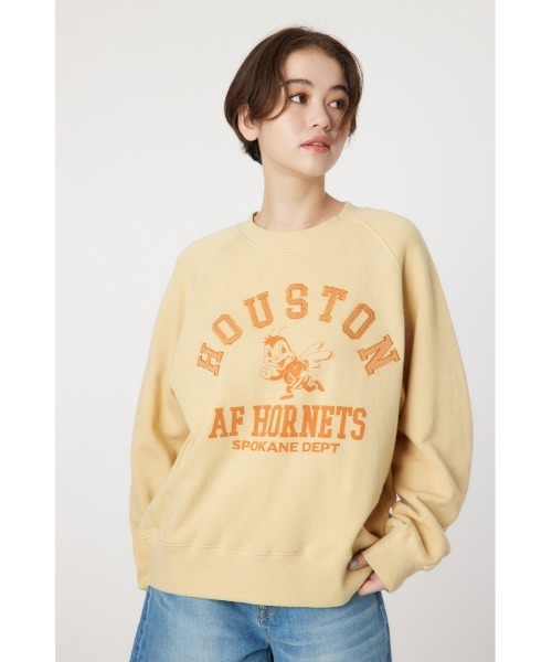 RODEO CROWNS WIDE BOWL(ロデオクラウンズワイドボウル)の「HOUSTON スウェットトップス(スウェット・レディース・アイボリー/ライトイエロー/レッド/ライトブラック・FREE)」の22枚目の写真