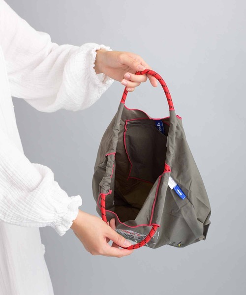 Ball&Chain（ボールアンドチェーン）の「[Ball&Chain]shopping bag-D.BABY CAT(M)（エコバッグ/サブバッグ・レディース・ベージュ/グレー/ブルー・M）」の14枚目の写真