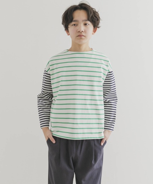 ITEMS URBANRESEARCH トレーナーDOORS ボーダーシャツ セール】ボーダーワイドプルオーバー（Tシャツ/カットソー