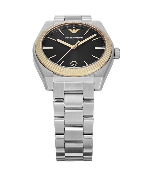 EMPORIO ARMANI(エンポリオアルマーニ)の「エンポリオ・アルマーニ 腕時計 メンズ アナログ ステンレス AR80077SET(アナログ腕時計・メンズ・シルバー・FREE)」の2枚目の写真