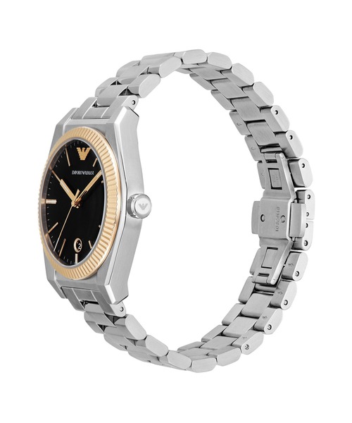EMPORIO ARMANI(エンポリオアルマーニ)の「エンポリオ・アルマーニ 腕時計 メンズ アナログ ステンレス AR80077SET(アナログ腕時計・メンズ・シルバー・FREE)」の3枚目の写真