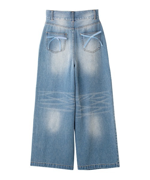 PEACH JOHN（ピーチジョン）の「ハイウエストデニムパンツ（その他パンツ・レディース・ライトブルー/ブルー・SMALL/MEDIUM）」の8枚目の写真