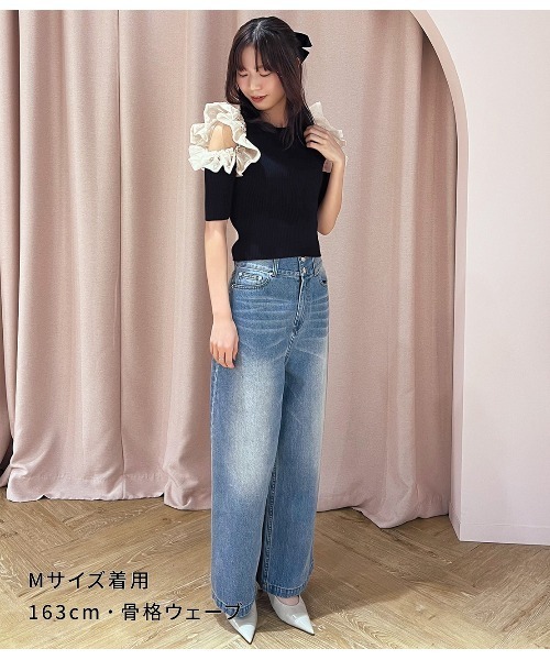 PEACH JOHN（ピーチジョン）の「ハイウエストデニムパンツ（その他パンツ・レディース・ライトブルー/ブルー・SMALL/MEDIUM）」の13枚目の写真