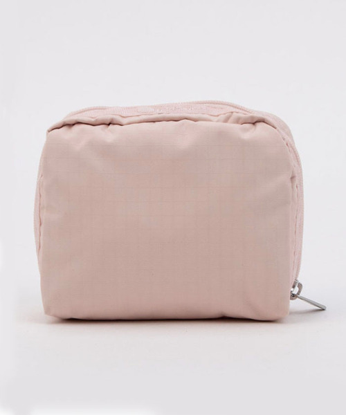LeSportsac（レスポートサック）の「SQUARE COSMETIC ピーチブラッシュ（ポーチ・レディース・ピンク・FREE）」の3枚目の写真