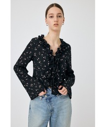 LACE UP RUFFLE ブラウス