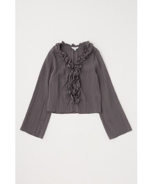 セール】LACE UP RUFFLE ブラウス（シャツ/ブラウス）｜MOUSSY