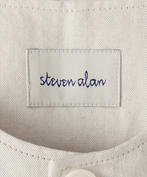 Steven Alan（スティーブンアラン）の「＜Steven Alan＞コットン アサ クルーネック ベスト（ベスト・レディース・ナチュラル/ブラック・S/M）」の15枚目の写真