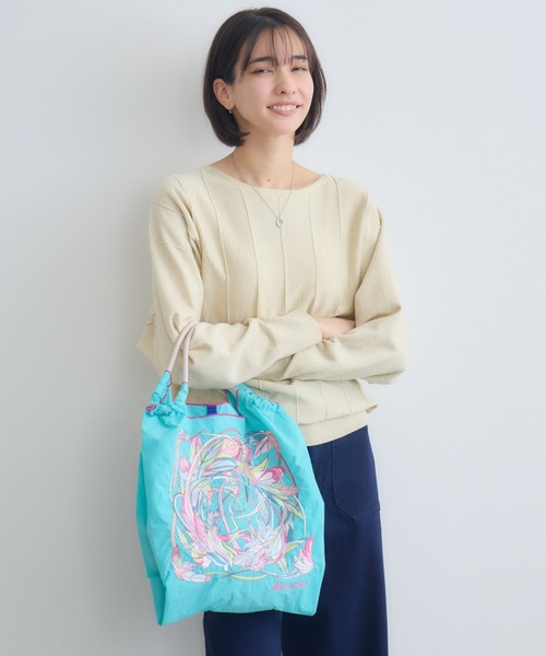 KATHARINE ROSS】Ball&Chain 撥水 刺繍トートバッグ レギュラーサイズ