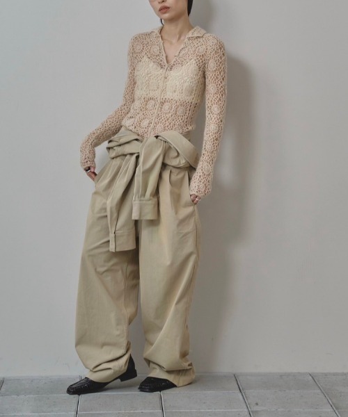 TODAYFUL（トゥデイフル）の「TODAYFUL Mohair Crochet Knitshirts