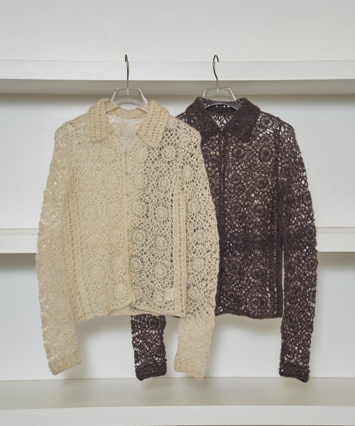 TODAYFUL（トゥデイフル）の「TODAYFUL Mohair Crochet Knitshirts