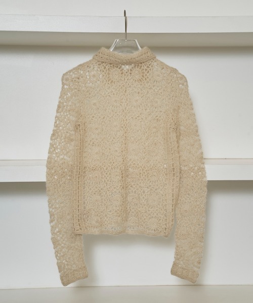 新品todayful Mohair Crochet モヘアニットシャツ TODAYFUL TODAYFULSALE 30%OFF トゥデイフル 2025prefall トップス