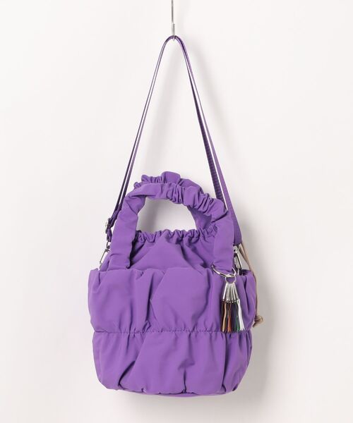 cheek(BAG)(チーク)の「pokkori kinchaku 2way tote / トートバッグ(トートバッグ・レディース・ブルー/イエロー/グレー/ブラック/パープル・FREE)」の1枚目の写真