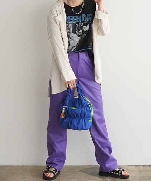cheek(BAG)(チーク)の「pokkori kinchaku 2way tote / トートバッグ(トートバッグ・レディース・ブルー/イエロー/グレー/ブラック/パープル・FREE)」の21枚目の写真