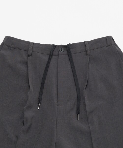 FREAK'S STORE（フリークスストア）の「FREAK’S STORE/フリークスストア バギーシルエット スラックス ショートパンツ（その他パンツ・メンズ・チャコールグレー/ブラック/その他13・MEDIUM/LARGE）」の12枚目の写真