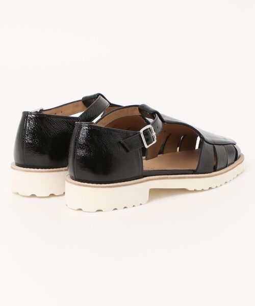 PASCUCCI（パスクッチ）の「【PASCUCCI】ソフトスクエアトウグルカシューズ(D52201)（サンダル・レディース・ブラック/ベージュ・35/36/37/38/39）」の3枚目の写真